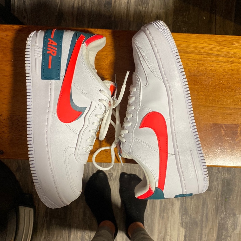 Womens size 9 Nike Air Force 1s.